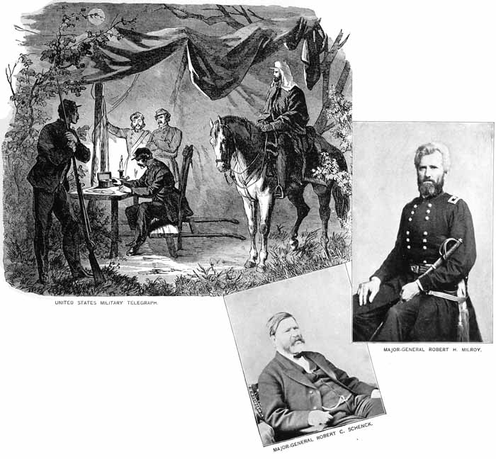 MILITARY TELEGRAPH, ROBERT C. SCHENCK, AND ROBERT H. MILROY