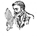 exhaling carbonic acid gas