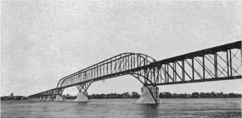 CANADIAN PACIFIC RAILROAD BRIDGE AT LACHINE