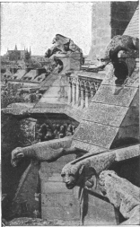 CHIMERICAL FIGURES AND GARGOYLES  (Cliché LL)