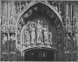 ST.-GERMAIN CHURCH: DETAILS OF PORCH.