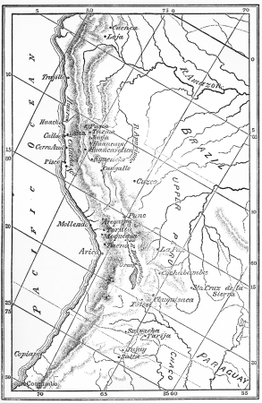 II.—Map of the Viceroyalty of Peru, including Upper Peru.