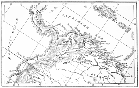 III.—Map of the Viceroyalty of New Granada, including Venezuela and Quito.