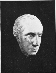 LIFE MASK OF WASHINGTON.  MADE BY HOUDON IN 1785.