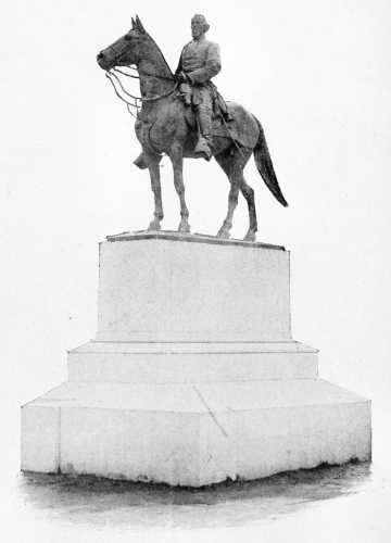 THE FORREST EQUESTRIAN STATUE.  FORREST PARK, MEMPHIS, TENN.