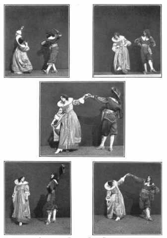 Image not available: Seventeenth Century Court Dances  Mr. John Murray Anderson and Miss Margaret Crawford  The Tordion (1, 2)—The Pavane (3, 4, 5)  To face page 48