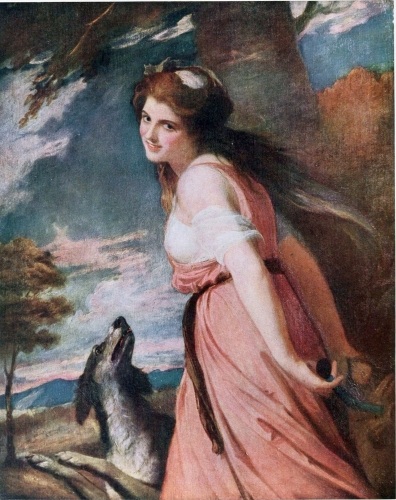 LADY HAMILTON WITH A GOAT  Tankerville Chamberlayne, Esq.