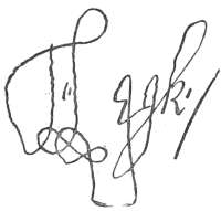 Autograph of Thomas Legh