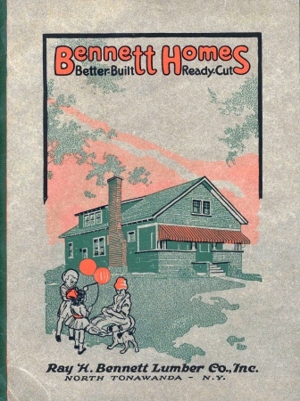 FRONT COVER Bennett Homes Better Built Ready Cut  RAY H. BENNETT LUMBER CO., Inc. NORTH TONAWANDA—N.Y.