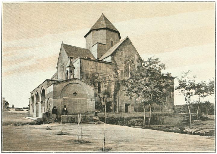 Fig. 58. Edgmiatsin: Exterior of St. Gaiane.