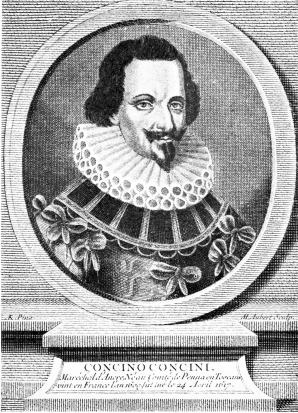 Image unavailable: CONCINO CONCINI, MARÉCHAL D’ANCRE.  From an engraving by Aubert.