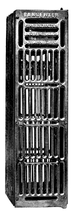 BANGERTER’S FIRE DETECTOR AND FIRE ALARM.  This is the most marvelous little machine that science has ever devised to watch your house day and night. It is the truest of all Watch Dogs and will in case of fire make such a loud and noisy alarm that you will wake up from the deepest of sleeps. It calls when the fire is at its infancy, in time to save you and your beloved ones. It is a most simple little apparatus requiring no electricity, no wiring or connections, no care of any kind; just as reliable after it has been hanging in your room for twenty years as it was when newly installed.