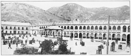 Image unavailable: THE PREFECTURA AND PLAZA OF ORURO