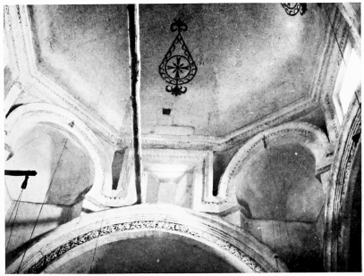 Fig. 203.—KHÂKH, CHURCH OF THE VIRGIN, DOME ON SQUINCH ARCHES.