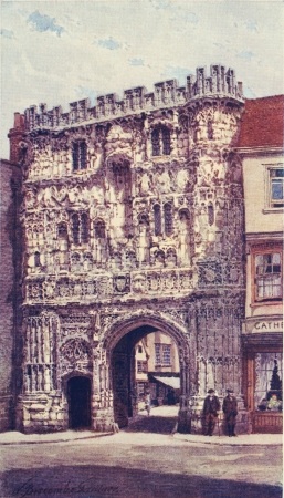 Image unavailable: CHRIST CHURCH GATE  Entrance to the precincts of Canterbury Cathedral