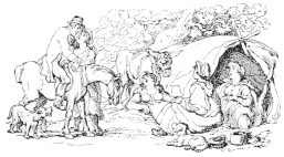 Image unavailable: ROADSIDE SCENE (AFTER ROWLANDSON).