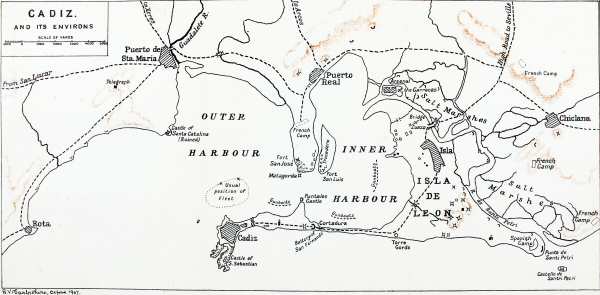 Map of Cadiz