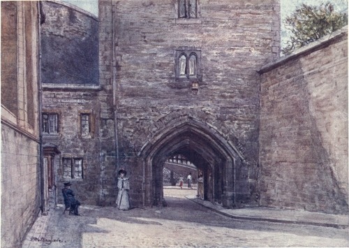 Image unavailable: GATEWAY OF BLOODY TOWER WITH ENTRANCE TO JEWEL HOUSE (WAKEFIELD TOWER)