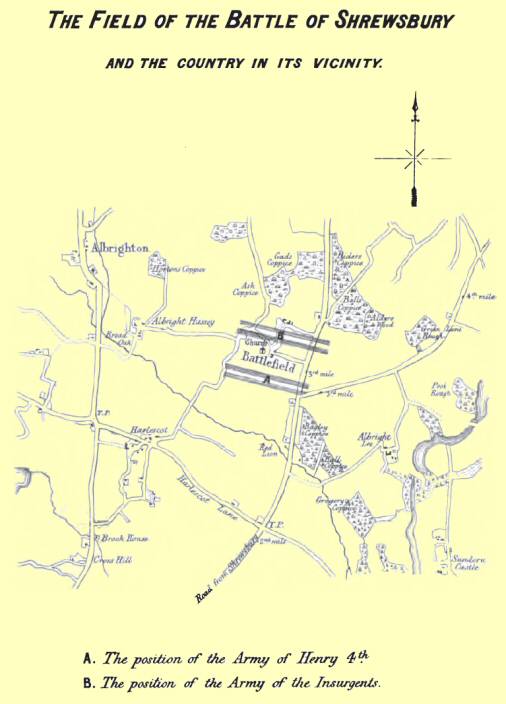 The Field of the Battle of Shrewsbury and the country in its vicinity