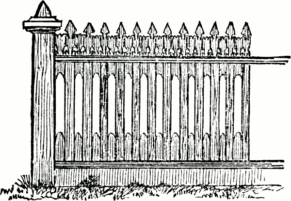 picket fence section