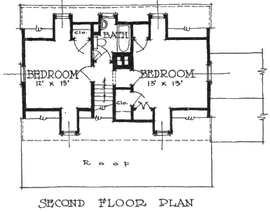 SECOND FLOOR PLAN