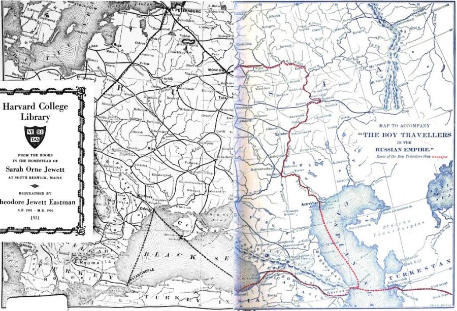 MAP TO ACCOMPANY THE BOY TRAVELLERS IN THE RUSSIAN EMPIRE.