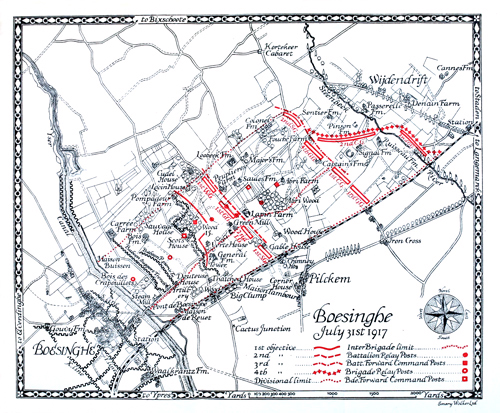 Illustration: Boesinghe July 31st 1917