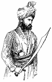 AN AFGHAN CHIEF. (A. F. Hole.)