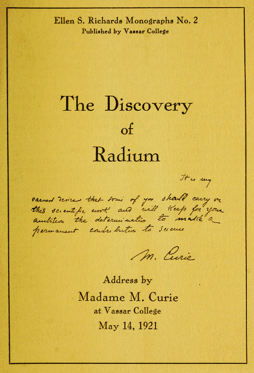 The Discovery of Radium