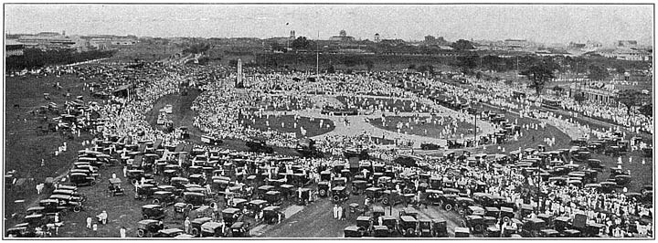 The Luneta, during a Carnival parade