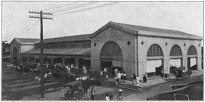 A public market, Manila