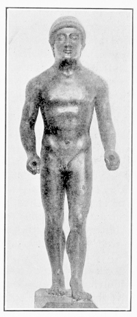 Bronze Statuette of a Palæstra Victor.