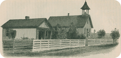 CHURCH AND PARSONAGE, ANNISTON, ALA.