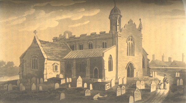 All Saints Church of South Lynn, published April 1810, by W. Whittingham, Lynn