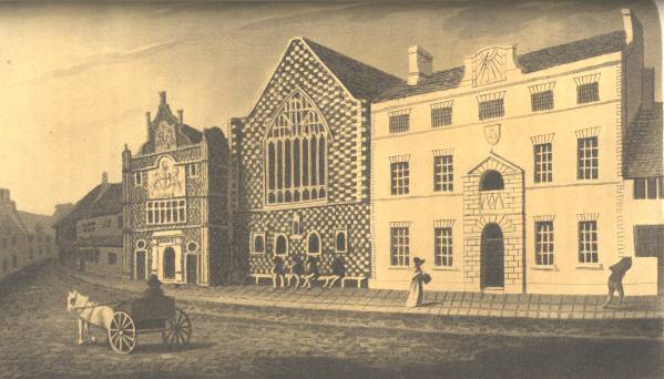 The Town Hall, Jail House, published April 1810, by W. Whittingham, Lynn