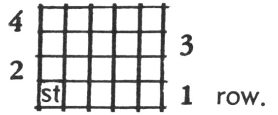 {sample crochet chart}