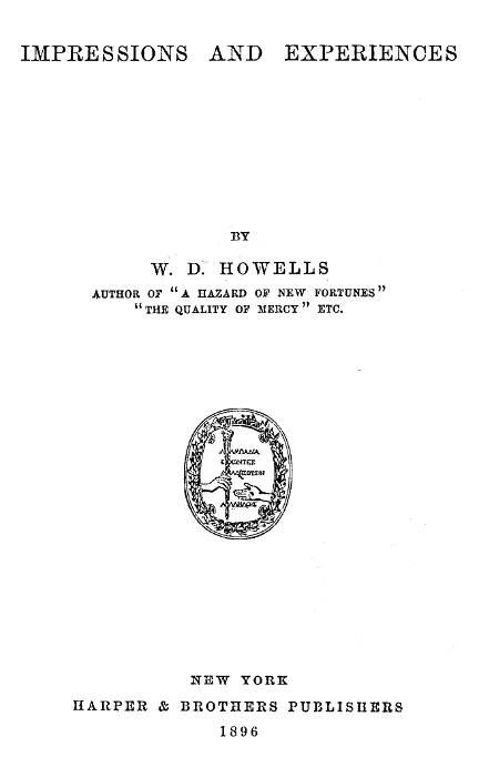 title page