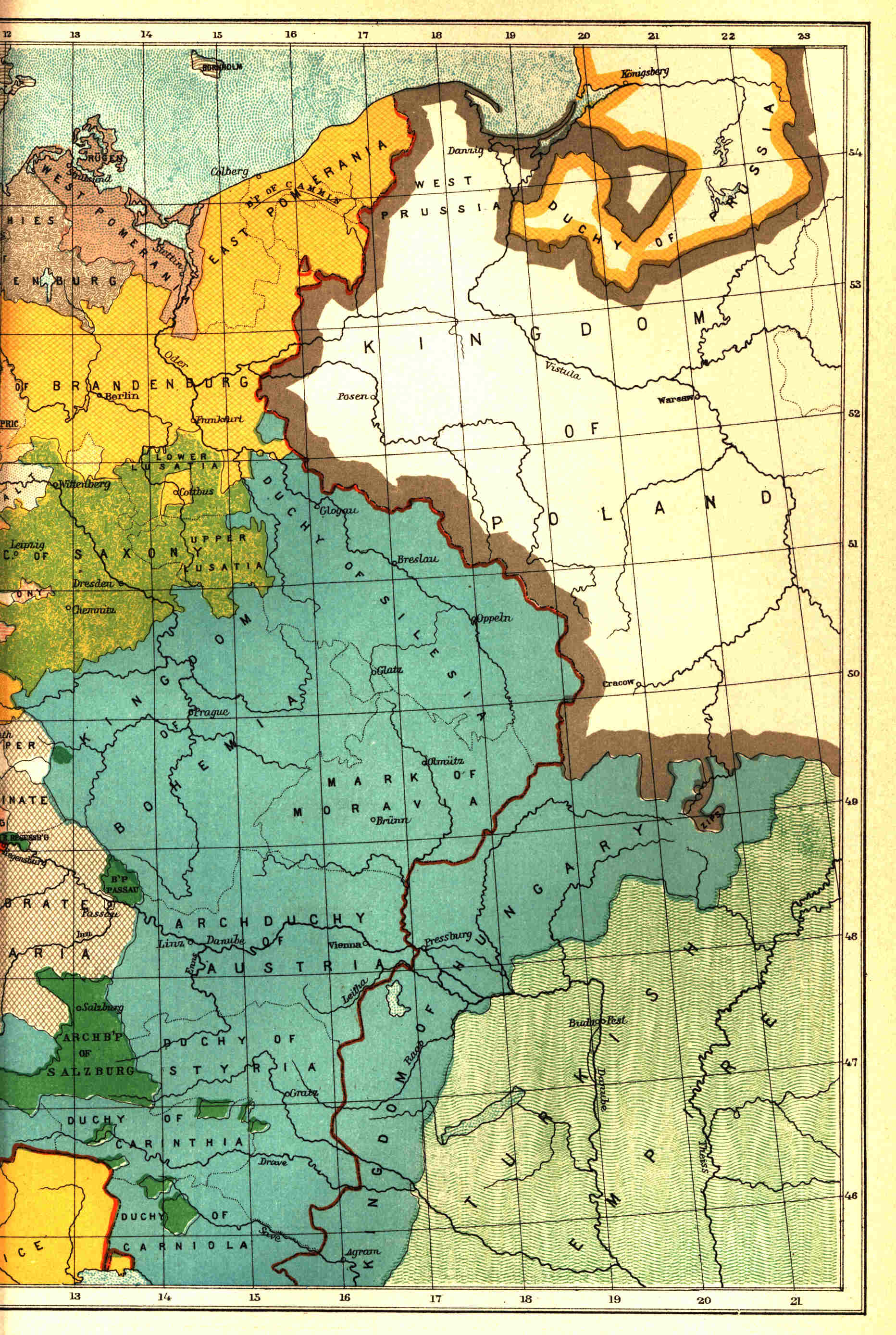 Germany at the peace of Westphalia.