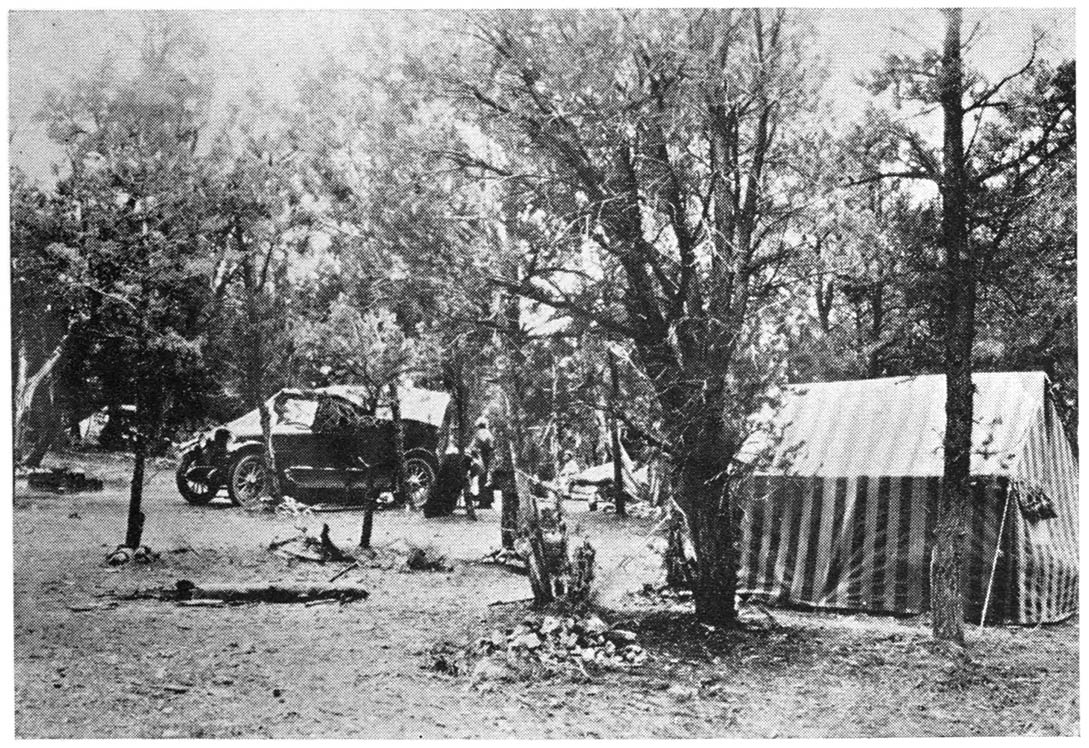 Camping ground in Grand Canyon National Park