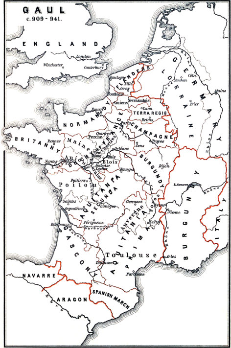 GAUL circa 909–941.