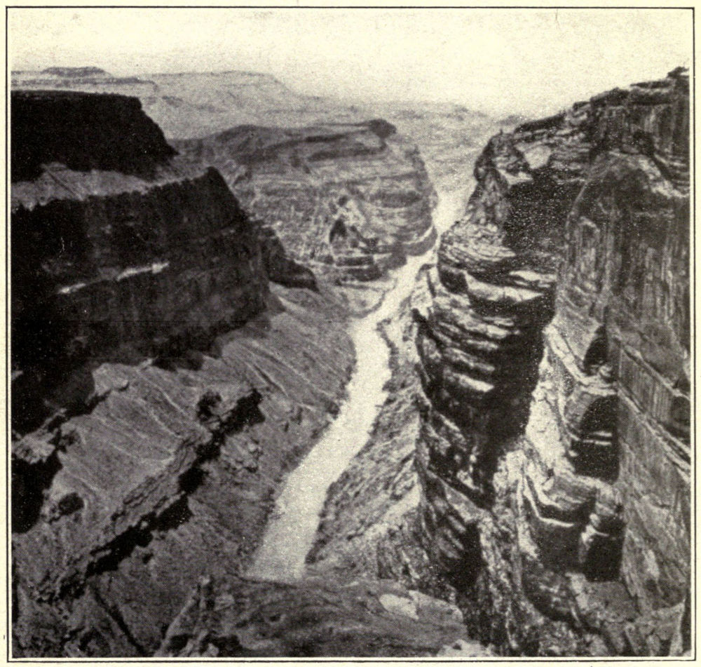 A Part of the Colorado River Watershed. The Grand Cañon