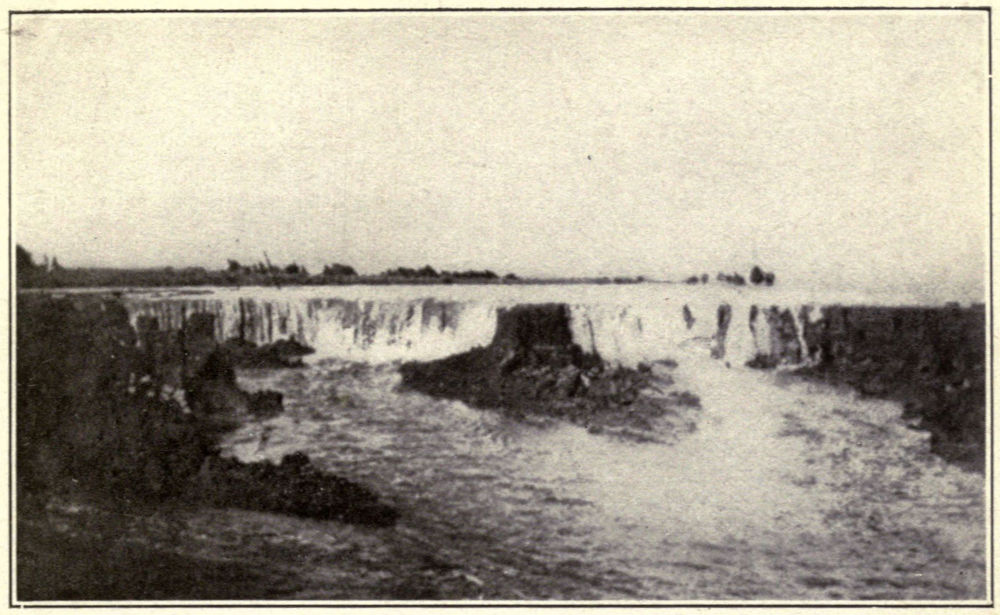 A Flood Waterfall in Imperial Valley, Cutting Back