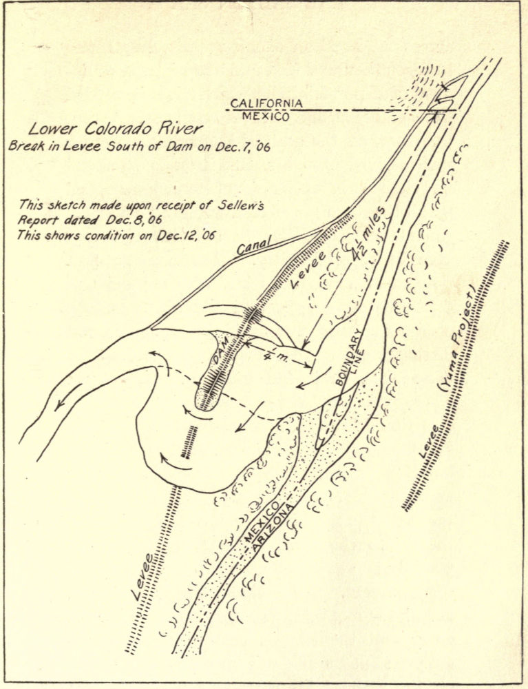 Last Break in Defences, December 1906