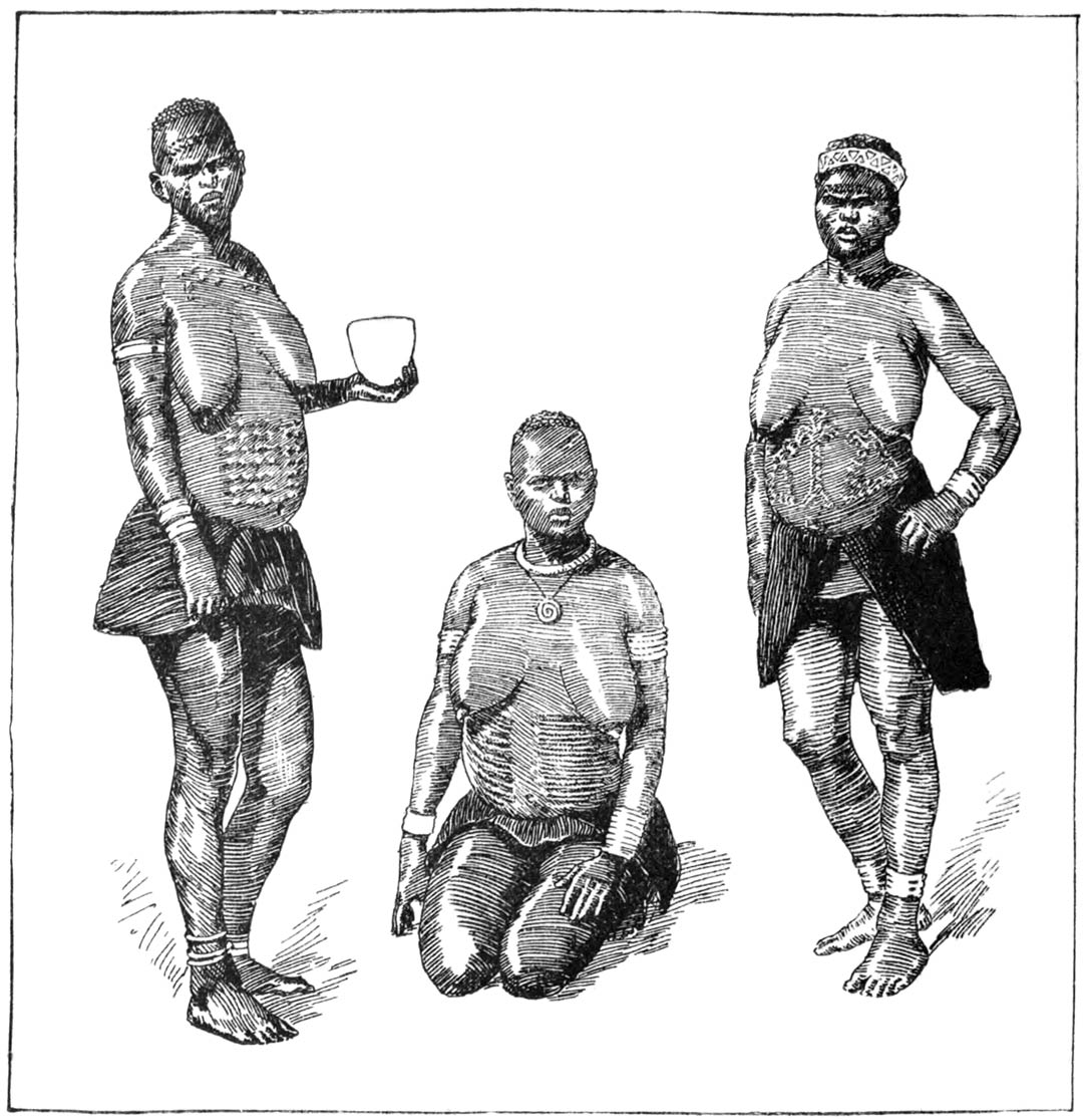 TATTOOED WOMEN FROM CHIBI’S, GAMBIDJI’S, AND KUNZI’S COUNTRIES