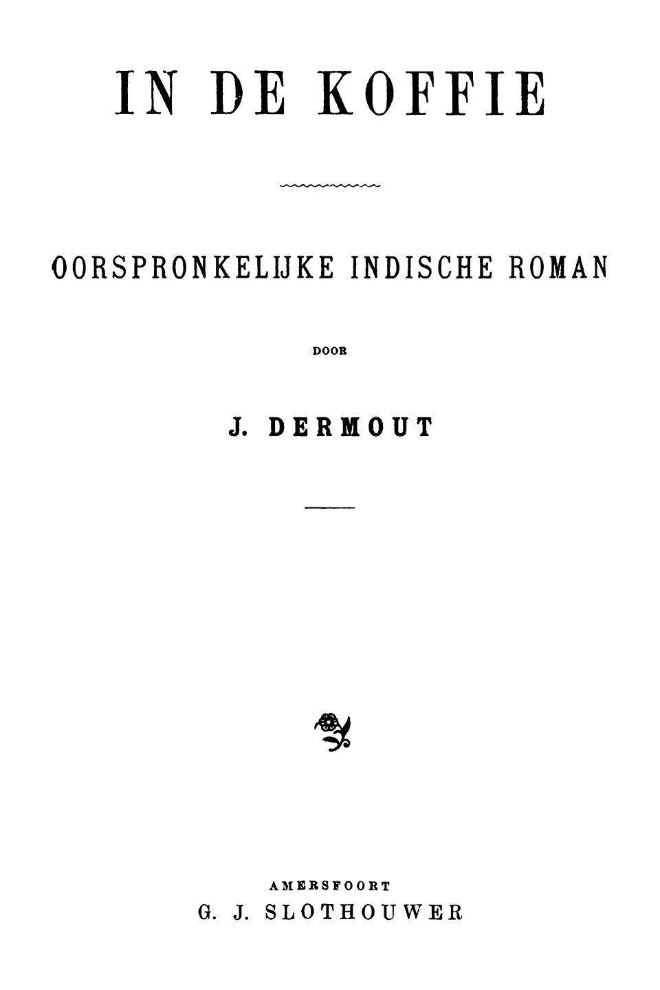 Oorspronkelijke titelpagina.