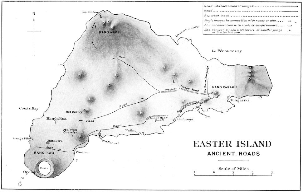 EASTER ISLAND ANCIENT ROADS