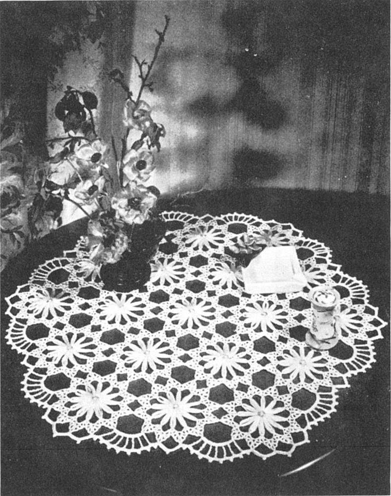 Doily tablecloth