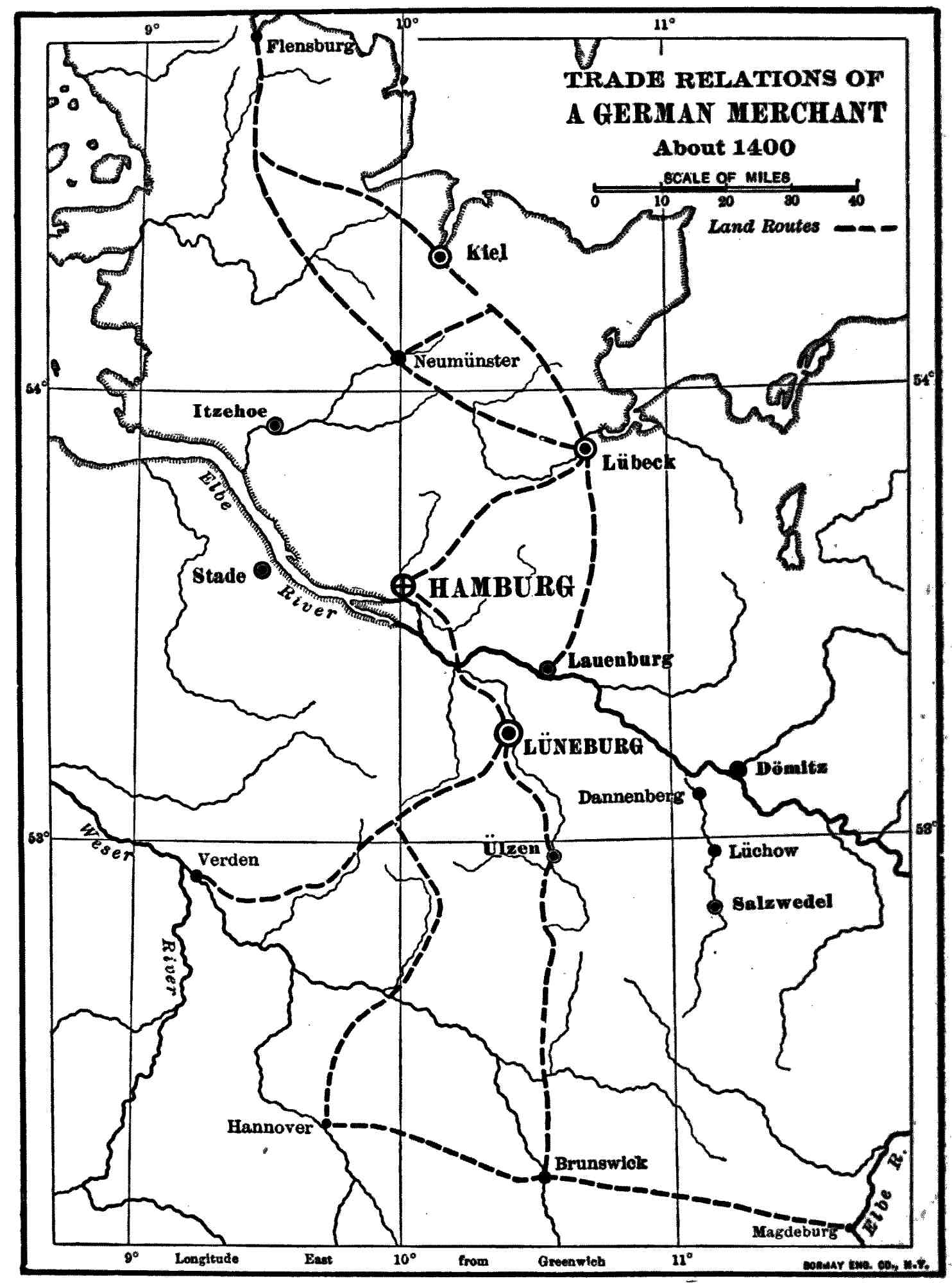 trade relations of a german merchant about 1400