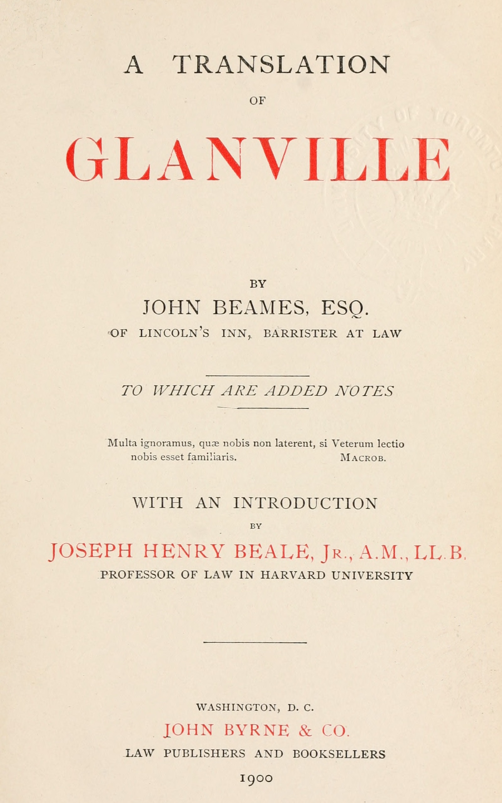 title page