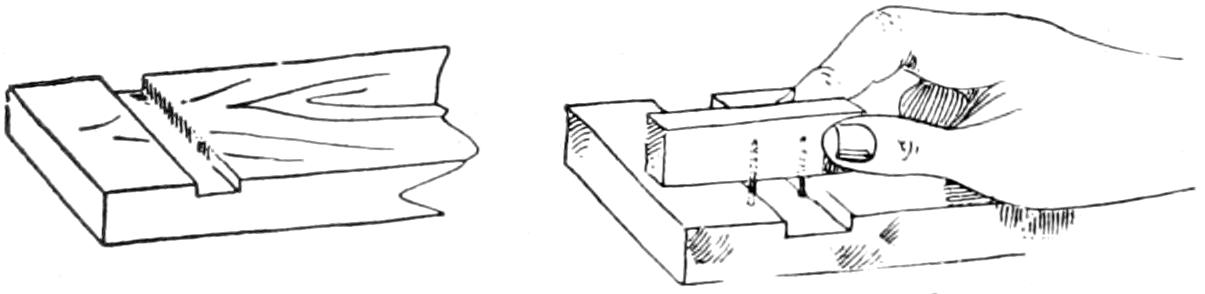 Dado; checking dado depth and smoothness